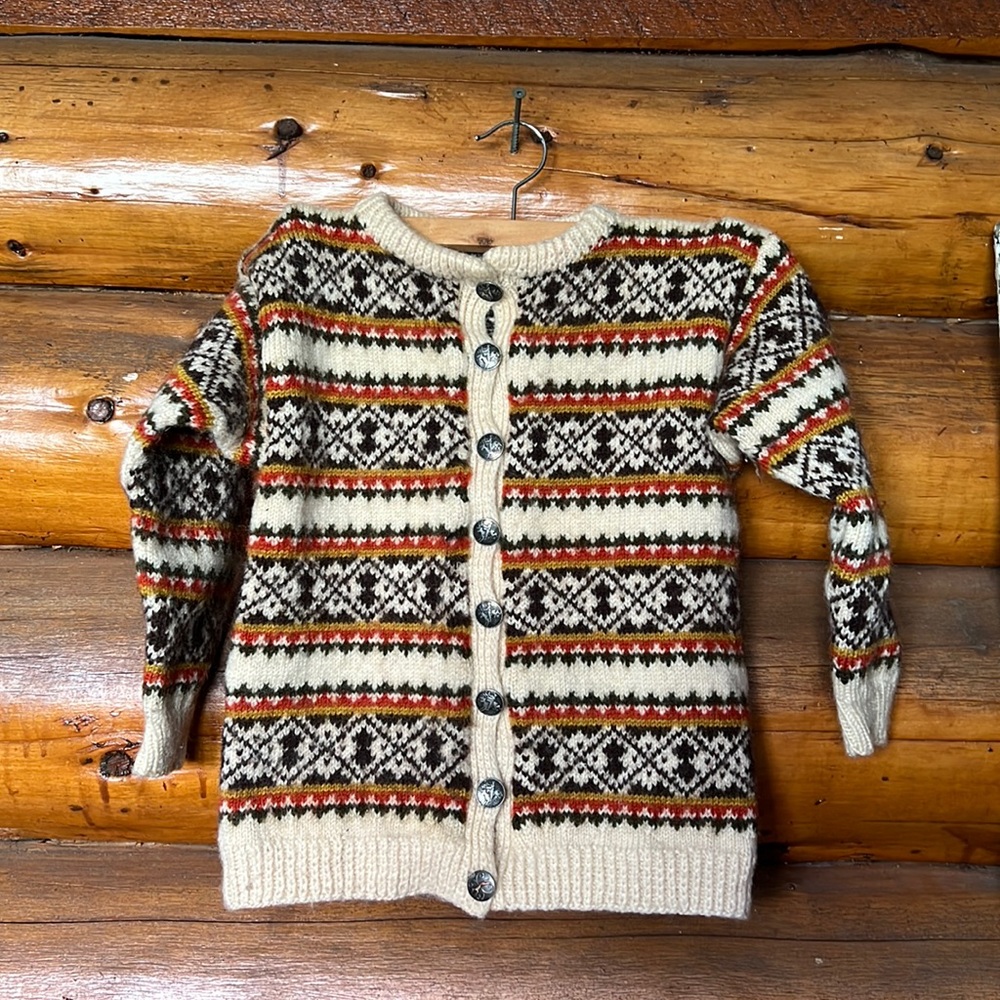 Hand knit norwegian Sweater